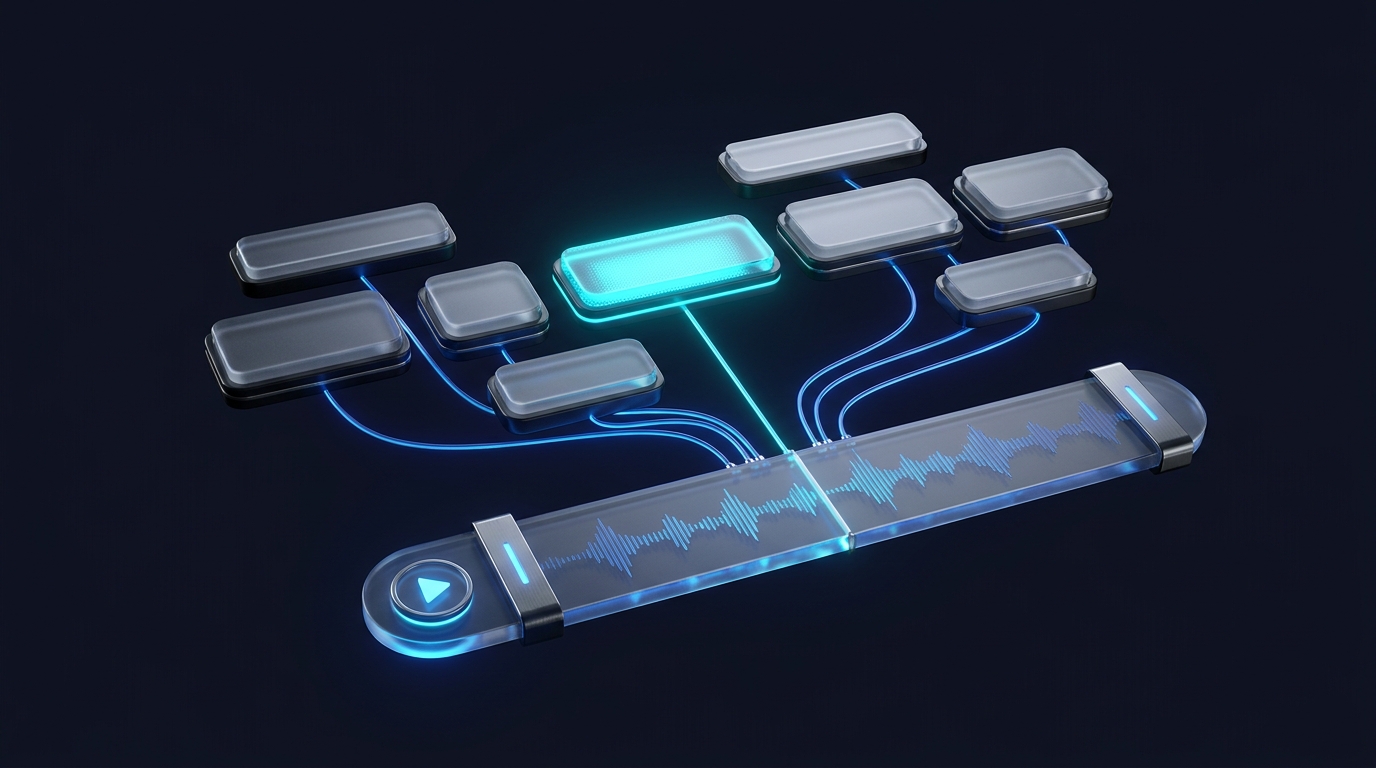 3D transcript editing tool